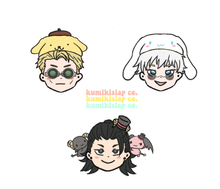 Load image into Gallery viewer, Main JJK Men x Sanrio Stickers (PRE-ORDER)
